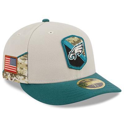 Men's New Era White Philadelphia Eagles Omaha Low Profile 59FIFTY