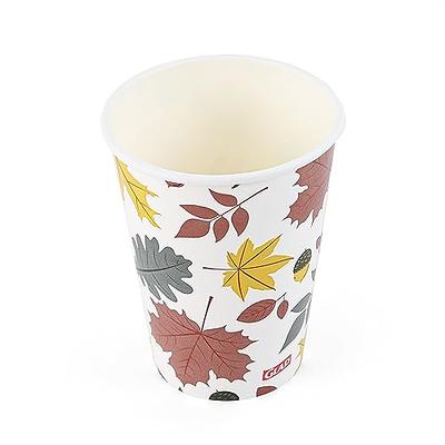 Glad Everyday Disposable Paper Cups with Falling Foliage Design, Heavy  Duty Paper Cups, Drinking Paper Cups for All Beverages and Everyday Use