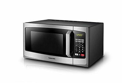 Toshiba 2.0 Cu. ft. Family-Size 1200-Watt Stainless Steel Microwave Oven  with Sensor 