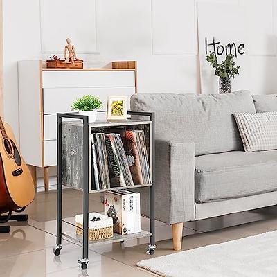 Record Player Stand Vinyl Record Storage Holder Rack LP Display Stand Record  Player Table Turntable Stand with Metal Frame for Living Room Bedroom Study  Office - Yahoo Shopping