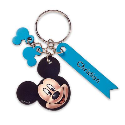 Minnie Mouse Signature Leather Keychain