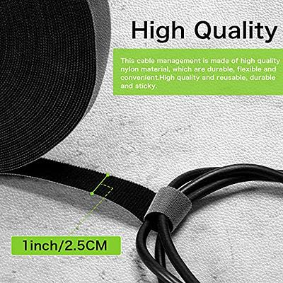 Self Adhesive Hook and Loop Tape Roll 2 Inch White Strong Adhesive  Interlocking Tape for Picture and Tools Hanging Pedal Board Fastening 5 Yard