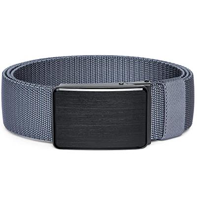 Canvas Black Sports Belt, Men's Belt Plastic Buckle Outdoor Hiking Webbing Belt Colors Waist Belt,Temu