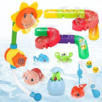 Lehoo Castle Bath Toys, Magnetic Fishing Game for Bath, 4 Pcs Wind up  BathToys, Shower Bathtub Toys with Shark Fishing Net, Baby Toys 18 Months+  - Yahoo Shopping