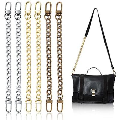 6 Pieces Purse Chain Strap Purse Strap Extender 0.6 Inch Wide Replacement  Flat Chain Strap with Buckles 7.9 Inches Handbags Replacement Accessories  for Wallet Clutch Satchel Shoulder Crossbody Bag - Yahoo Shopping