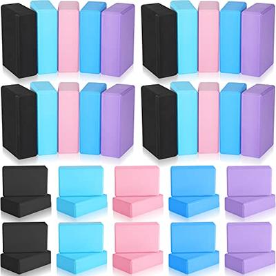 Meooeck 30 Pcs Yoga Blocks Bulk Eva Foam Block Pack, 9 x 6 x 3 Inch