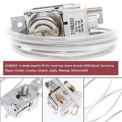 Replacement 2198202 Refrigerator Thermostat for Whirlpool / Roper / Amana
