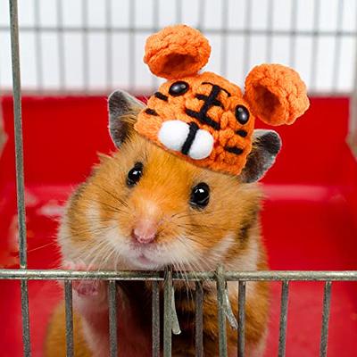 Pet Headgear Cute Hamster Hat Soft Hamster Halloween Accessories Guinea Pig  Cartoon Hat 