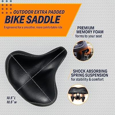  Bikeroo Bike Seat Cushion - Padded Gel Wide