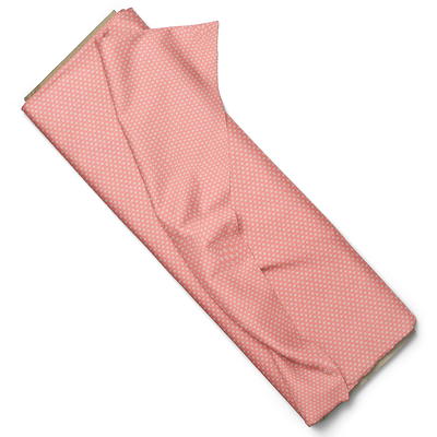 Mainstays 100% Cotton 1 Yard Precut Fabric Pink Dot 