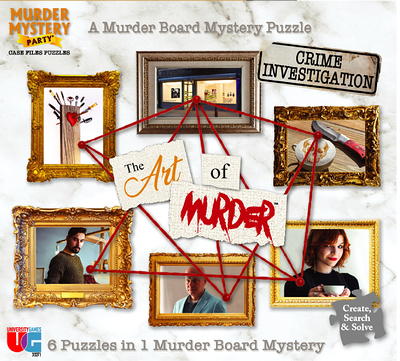 Murder Mystery Party Case Files Death by Chef's Knife by University Games  Ages 14+