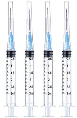 2.5ml Syringe with 25 gauge 1 inch Needles, Disposable Individually Wrapped  100Pack - Yahoo Shopping