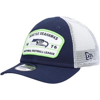 Men's New Era College Navy Seattle Seahawks Identity 59FIFTY Fitted Hat