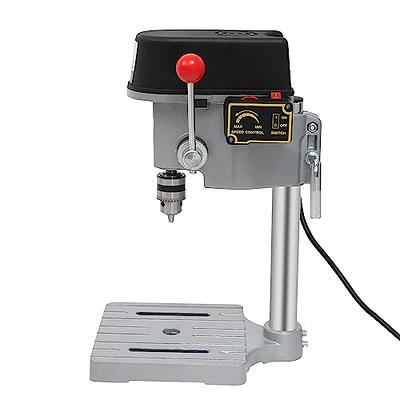 OMOSIROI 340W Mini Benchtop Drill Press, High Speed Precision Mini Drill  Press Benchtop Wood Drilling Machine 16000RPM 1-10mm Portable D