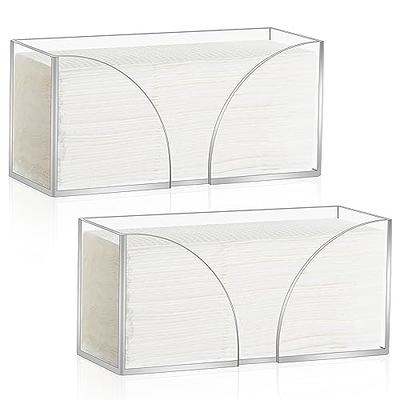 Countertop Multi-fold Paper Towel Holder-Acrylic (10.75 W x 5” H