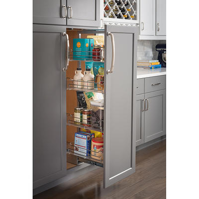 Tall Pull-Out Kitchen Pantry Cabinet