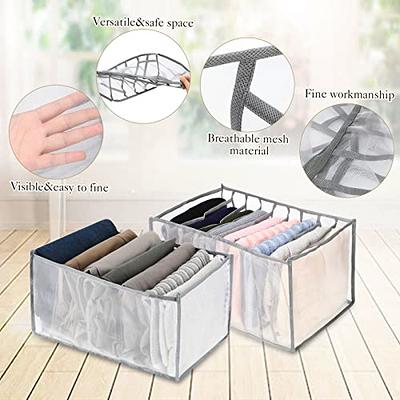 Jeans Storage Box, Washable Mesh Cloth Drawer Organizer, Multifunctional  Closet Divider