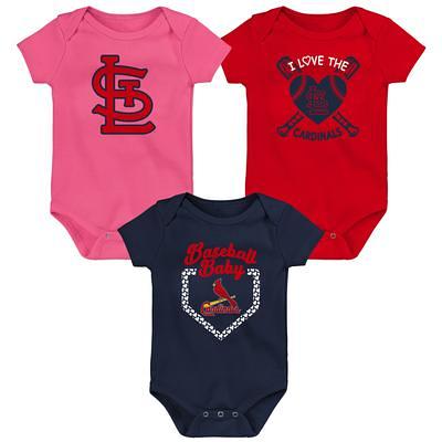 Tiny Turnip St. Louis Cardinals Infant Red State Outline Bodysuit