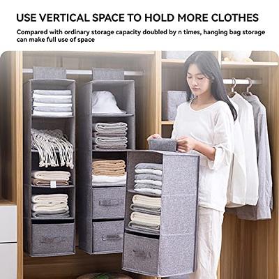 Closet Organizers and Storage Shelves for Clothes, Collapsible