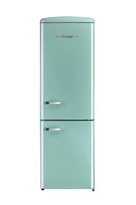 Nostalgia Classic Retro 3.5 Cu.Ft. Refrigerator & Chest Freezer, Aqua