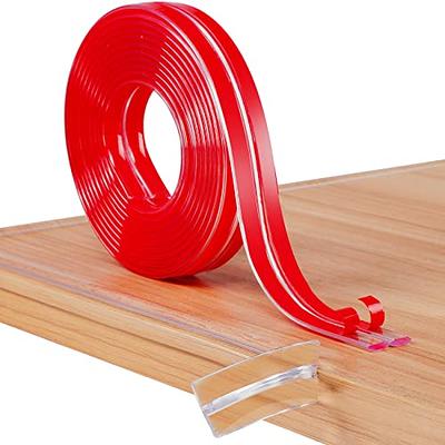 Corner Protector Baby Proofing Corner Guards Soft and Transparent 100% red  Adhe