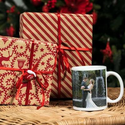 Send Christmas Joyous Custom Mug Gift Online, Rs.350 | FlowerAura