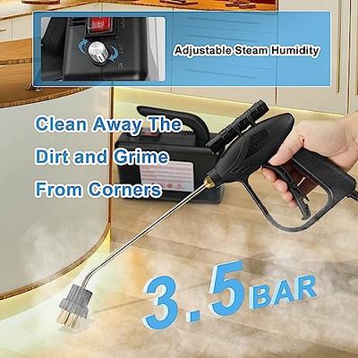 WICHEMI Steam Cleaner for Cleaning 1800W High Pressure High Temperature  Handheld Steamer for Car Detailing Multifunction Portable Electric Steam