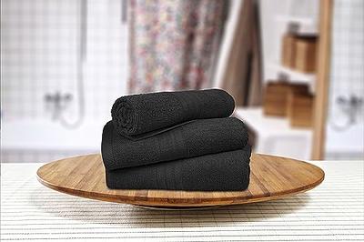 Bath Towels 22 x 44 inches, Set of 6 Ultra Soft 100% Combed Cotton