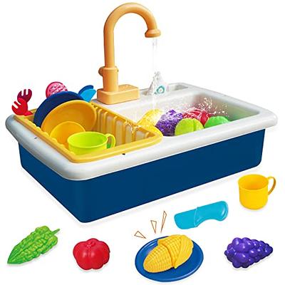  SmartChef Play Kitchen Sink Toys, Blue Electric