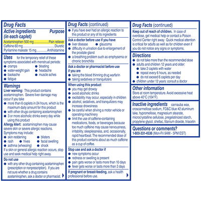 Equate Maximum Strength Menstrual Complete Caplets, 40 Count