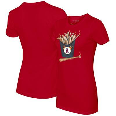 Los Angeles Angels Tiny Turnip Women's Bubbles 3/4-Sleeve