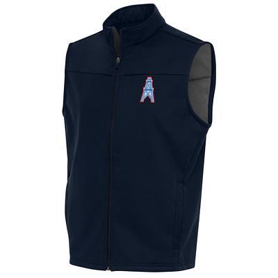 Men's Antigua Navy Dallas Cowboys Pace Big & Tall Quarter-Zip Pullover Jacket