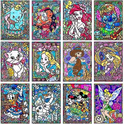 Disney Diamond Painting Kits for Adults -6 Pack 5D Diamond Art Kits for  Kids & Beginners Full Drill, DIY Diamond Dots Paintings with Diamonds Gem  Art