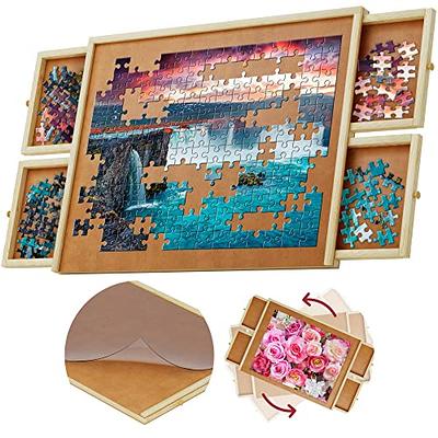 Jumbo Size: 34×26 for Maximum 1500 Pieces Puzzles, Puzzle Board