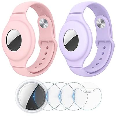 AirTag Kids Silicone Band Purple