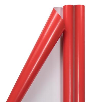 Solid Wrapping Paper, 5 x 2.5 ft, Red, 1ct