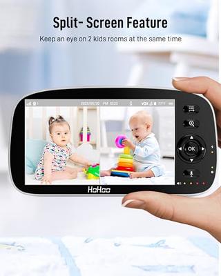  Babysense 5.5” 1080p Full HD Split-Screen Baby Monitor