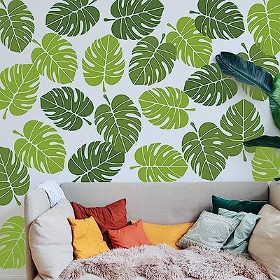 Tropical Jungle Plants Wall Decals, plastic-free kids room decor