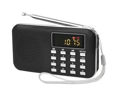 Portable Mini Pocket Travel AM FM Radio Battery Powered Built-in Speaker  Stereo