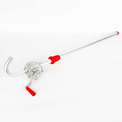 Aluminum Hand Pump Rotary Barrel Pump Hand Crank Oil Pump Manual