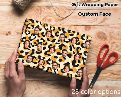 Step & Repeat Personalized Christmas Wrapping Paper Roll