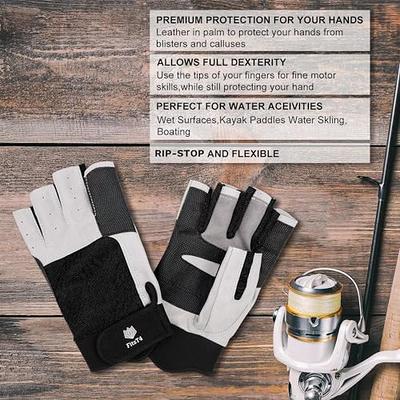 BASSDASH Astro Fishing Gloves Men's Women's Fingerless Gloves for Game  Fishing Kayaking Paddling Sailing MTB - Yahoo Shopping