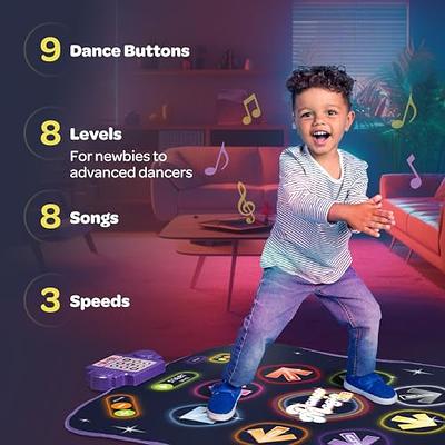 JOYBERRI Dance Mat - with 8 Levels & Songs, 3 Speeds and 2 Modes