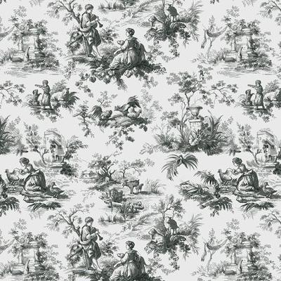 TOILE LANDSCAPE - PINK from the LADYBIRD Collection by Dena