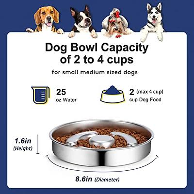 AIPERRO Stainless Steel Dog Bowls for Large Dogs, Large Capacity Metal Dog  Water Food Bowl, Indoor and Outdoor Universal Pet Bowl