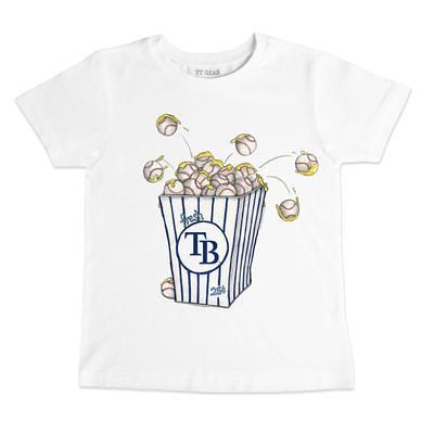 Tiny Turnip Tampa Bay Rays Youth Navy Sugar Skull T-Shirt