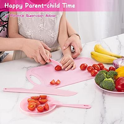 Knives For Kids 3Pcs Children's Cooking Knives Safe To Use Firm Grip  Serrated Edges Protects Little Chef's Fingers Good For - AliExpress