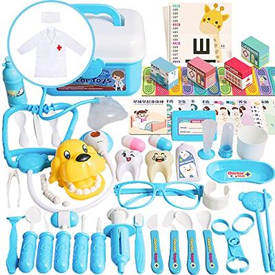 TOY Life Toy Doctor Kit for Kids Doctor Playset, 45pcs Dentist Kit for Kids  Doctor Kit for Toddlers Boys Girls Pretend Play Doctor Set for Kids