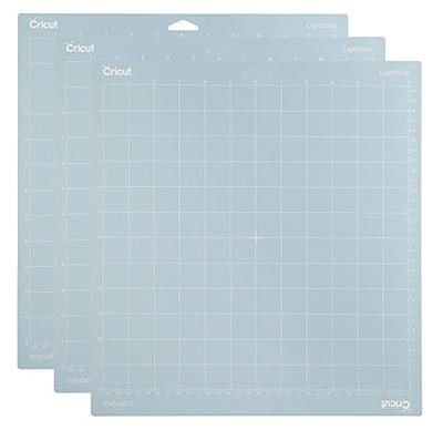 Cricut LightGrip Cutting Mats 12in x 12in, Reusable Cutting Mats for Crafts  with Protective Film, Use with Printer Paper, Vellum, Light Cardstock &  More for Cricut Explore & Maker (3 Count) 