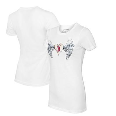 Tiny Turnip Boston Red Sox Stega Tee Shirt Women's Small / White